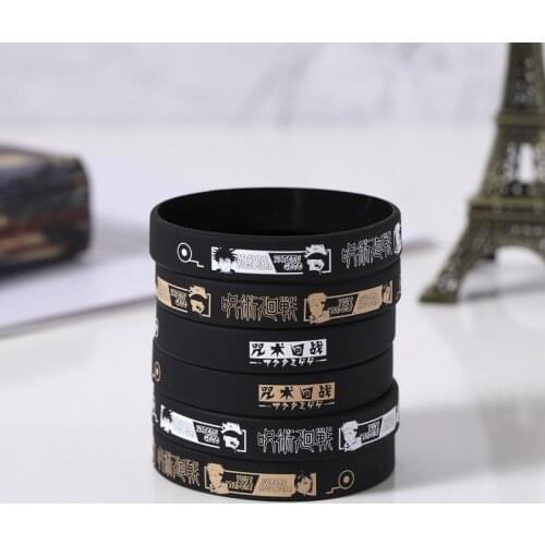 Anime Jujutsu Kaisen Silicone Bracelet Two-dimensional Bracelet Surrounding Luminous Accessories For Gifts