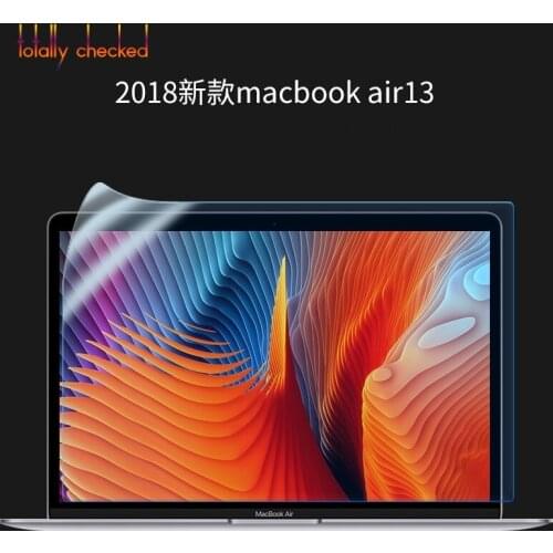 For New MacBook Air 2018 Release Anti-Scratch Ultra Clear Screen Protector Transparent Protective Film Screen Guard