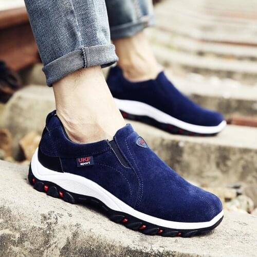 Outdoor Non-slip Sport Shoes Men Running Shoes Man Sneakers Mens Summer Sports Shoes Blue Sho of Hombr Athletic Footwear E-644