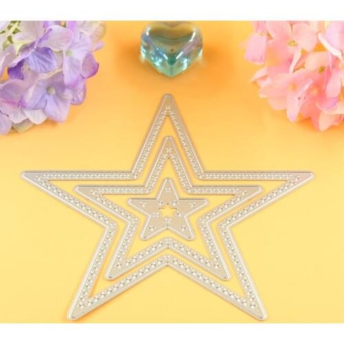 YINISE 071 STARS Metal Cutting Dies For Scrapbooking Template DIY Cards Album Decoration Embossing Folder Stencils Die Cutter