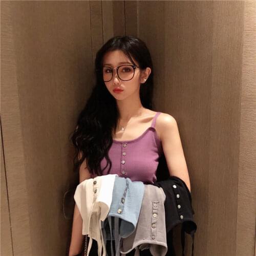 Women Corset Tops Spring Summer Sleeveless Top Knitted Camisole Womens Clothing Tank Camis Crop Top For Women