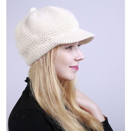 Winter Knit Womens Hat Winter Hats For Women Ladies Beanie Girls Skullies Caps Bonnet Femme Snapback Wool Warm Hat 2021