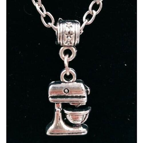 1 PCS Fashion Kitchen Cooking Baking Mixer Charms Collar Sweater Chain Pendant Necklace Jewelry Gift