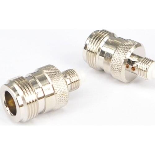 2 Pieces N Female To FME Female Connector Converter RF Straight Coaxial Cable Connector