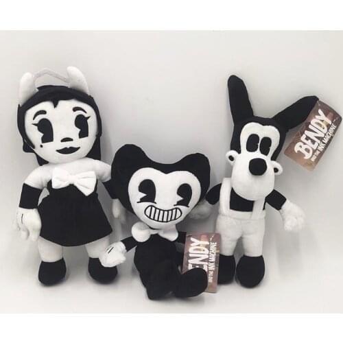 25CM/30CM Bendy Cartoon Plush Thriller Game Plush Toys Soft Anime Figure Stuffed Toy For Children kids Halloween Gifts Doll