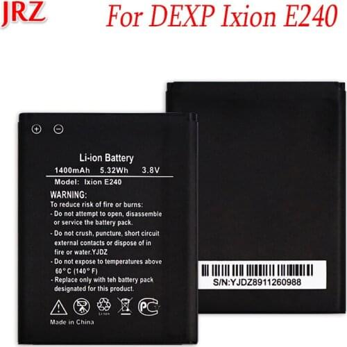 High Quality 1400mAh Battery For DEXP Ixion E240 Accumulator
