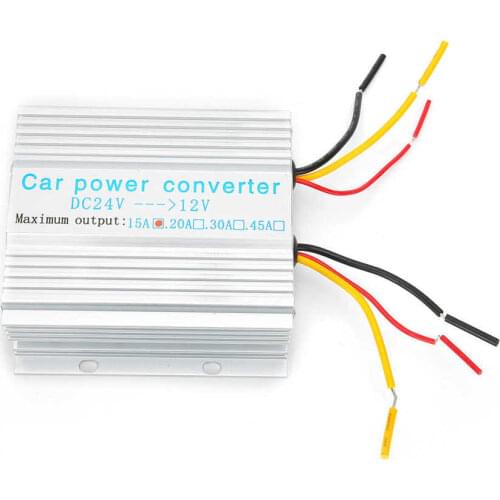 180W DC 24V to 12V Car Power Converter Transformer 15A Step Down Regulator Power Supply