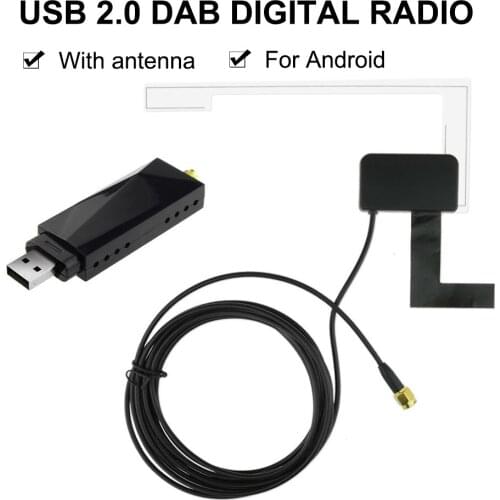 DAB Car Radio Tuner Receiver USB Stick DAB Box for Android Car DVD include Antenna USB Dongle Digital Audio Broadcasting