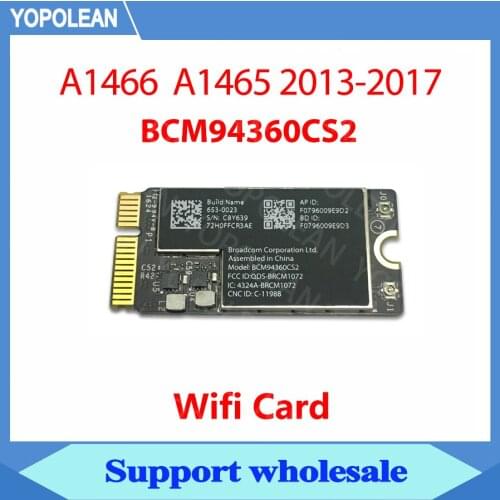Original Bluetooth Wireless Wifi Airport Card For Macbook Air 13" A1466 2013 2014 2015 2017 BCM94360CS2
