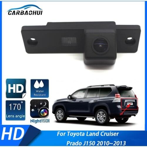 HD Night Vision Car Rear View Reverse backup Camera Waterproof High quality RCA For Toyota Land Cruiser Prado J150 2010 ~ 2013
