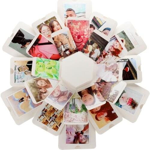 Creative Surprise Explosion Couple Box Love Memory Diy Photo Album Anniversary Valentines Day Gift Box Scrapbook Xmas Gifts