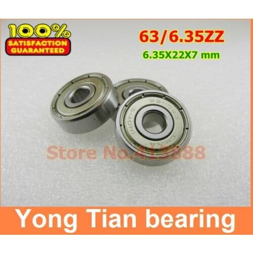 608/6.35 High Quality 608 636 627 B6Z-48AZ2 63/6.35ZZ 608/6.35 ZZ 6.35*22*7 mm miniature Non-standard ball bearing