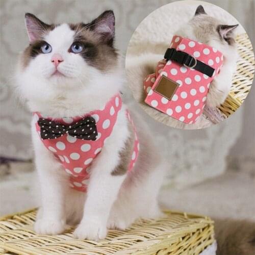 Chest Harness Vest Type Rope Cat Pet Chest Back Traction Clothes Tie Rope Gray L