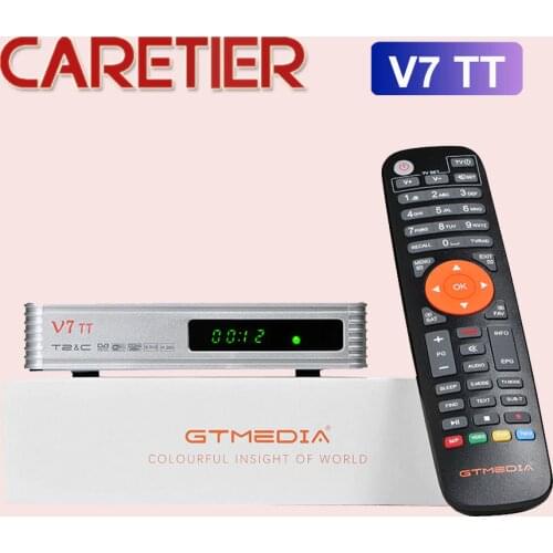 NEW model TV box GTMEDIA V7 TT DVB-T/T2/DVB-C/J.83B update from TT Pro Support USB PVR Ready and USB wifi to Network Sharing