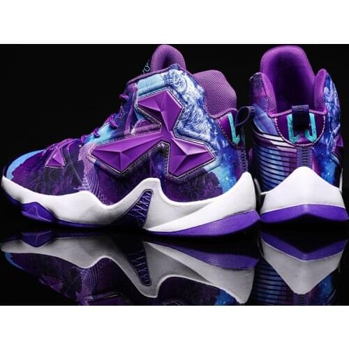 New Trend Men Basketball Shoes High Top Retro Superstar Basketball Ankle Boots Sneakers Men Non-slip Outdoor Sport Shoes Basket