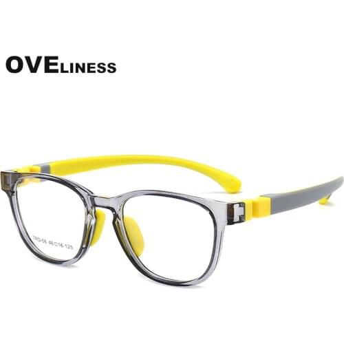 Optical Children eye Glasses Frame boy girl TR90 Myopia Prescription Glasses Protective Kids Glasses eyewear Eyeglasses frames
