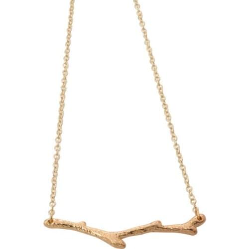 Dry branch shape pendant necklace Meristematic branches pendant necklace for women