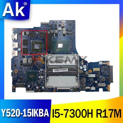 Applicable to Y520-15IKBA notebook motherboard I5-7300H R17M number NM-B281 FRU 5B20P22983 5B20P22981