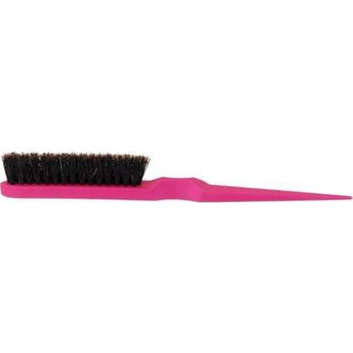 Pro Hairdressing Teasing Back Combing Hair Brush Styling Comb Rose Red