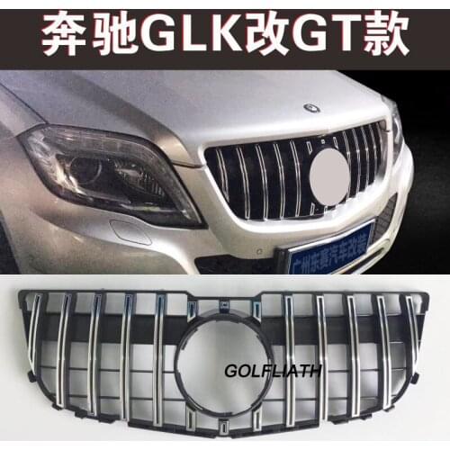 GLK GT Grille For Mercedes Benz GLK Class X204 Facelift Front Bumper Grille 2013-2015 SUV GLK250 GLK300 GLK350 front grille