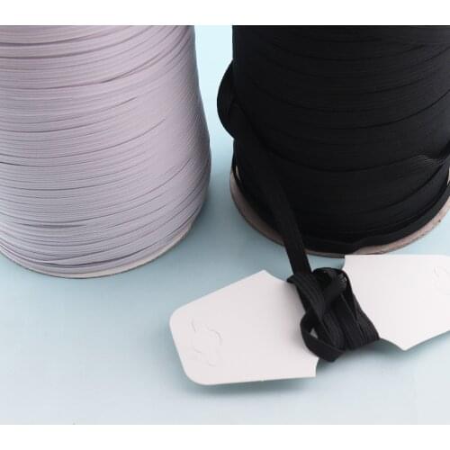 10yards 3mm(1/8") Elastic cord Flat Stretch Cord Spool Elastic Bands Sewing Elastic rope for Knitting DIY Mask Accessories