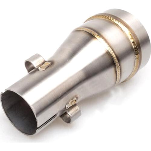 51mm Motorcycle GP Exhaust Muffler Link Pipe Motorbike Muffler Escape Adapter Motorbike Middle Pipe Escape Connector