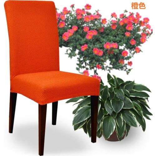 Top Chair Cloth Knitted Fabric Spandex Chair Cover Stretch Dining Chair Covers Party Banquet Offivce Computer Chair Covers