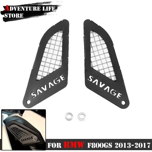 Motorcycle Aluminum & Stainless Steel Air Intake Grill Guard Cover Protector For BMW F800GS F 800 F800 GS 2013 2014 2015 2016-17