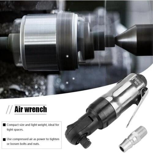 1/4 Inch Mini Pneumatic Air Ratchet Wrench Square Drive Straight Shank Pneumatic Air Ratchet Wrench Professional Tool