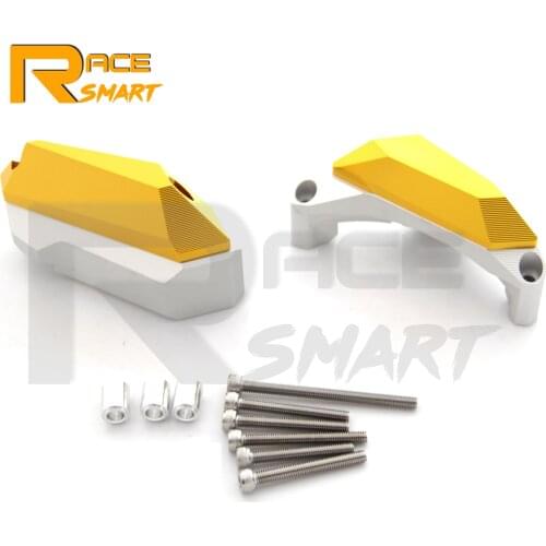 1 Set Motorcycle Engine Slider Crash Bunds Pads Protector For YAMAHA YZFR3 YZFR25 2014-2016 2015 YZF R3 R25 YZF-R3 YZF-R25 Gold