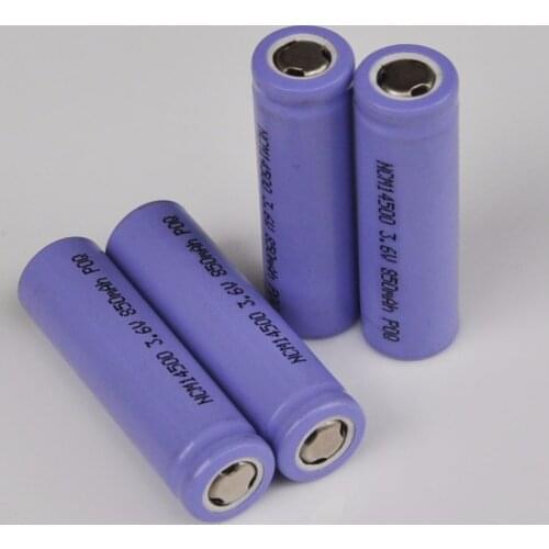 4-10PCS Real 3.6V 14500 AA rechargeable li-ion battery 850mah lithium ion cell 3.7V AA Size for laser LED flashlight torch
