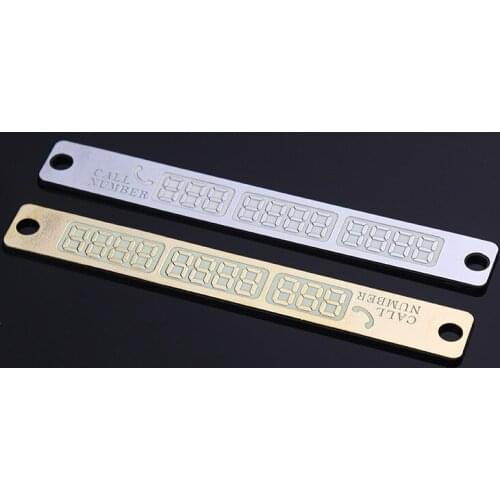 Alijunda 15 * 2cm temporary parking phone number card for Land Rover Range Rover/Evoque/Freelander/Discovery