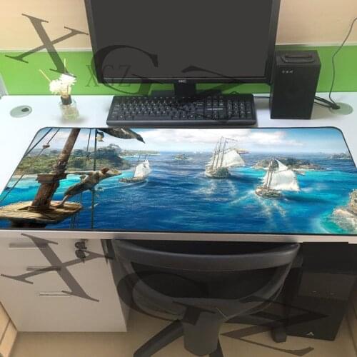 XGZ Large Boat Sail Sea Mouse Pad Speed Player Game Csgo Seam Rubber Durable Laptop Acessorios XXL Diy