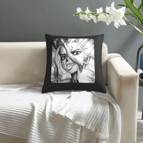 Dr Stone - Senku Graffiti pillowcase printed cushion cover sofa waist pillow pillow cover