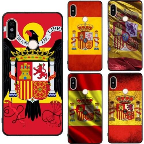Spain Spanish Flag For Redmi Note 7 8 9 Pro 9S 8T 9A 9C Case For Mi 10 Ultra Note 10 Lite For POCO F2 Pro X3