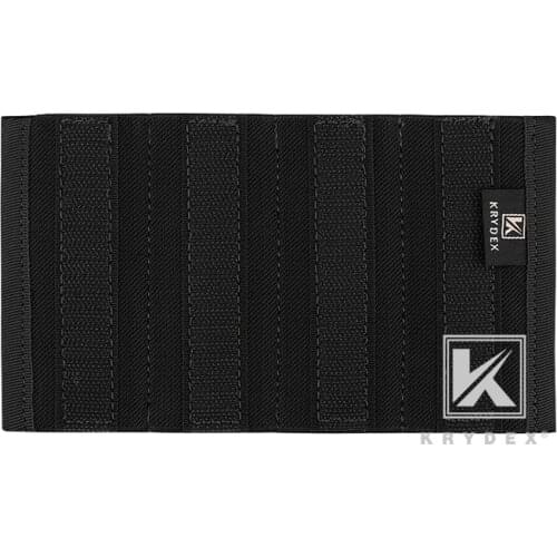 KRYDEX Spiritus Style Quadruple Elastic Built-in Magazine Holder 8.25"*4" Magazine Insert Pouch For MP7 Black