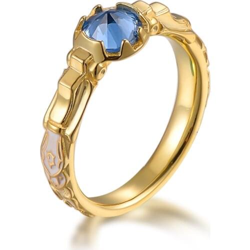 LOL Game Hero Maters 925 Sterling Silver Ezreal Ring Women Men Jewelry Couple Lovers Birthday Engagement Ring Gifts