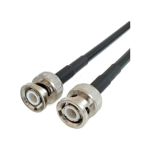 LMR200 Cable BNC Male To BNC Male Connector LMR200 Pigtail Low Loss Cable Coaxial RF Adapter Jumper Cable