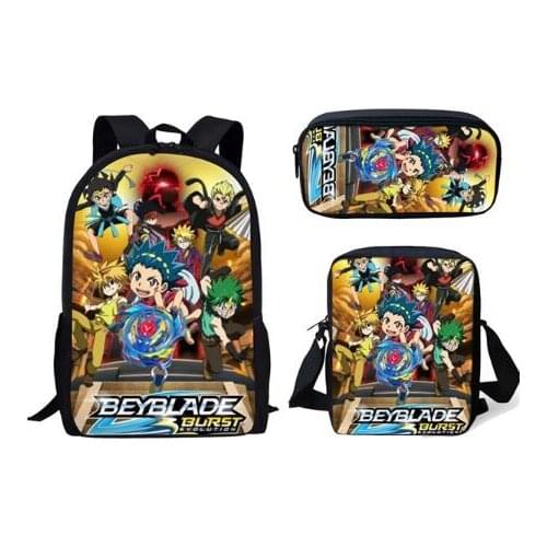 Fashion School Bags Anime Beyblade Burst Evolution School Bookbags Bagpack for Teenagers Girls Boys Laptop Backpacks