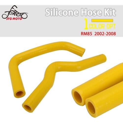 Motorcycle Silicone Hose Kit Radiator Heater Coolant Water Pipe For Suzuki RM85 RM 85 2002 2003 2004 2005 2006 2007 2008 02-08