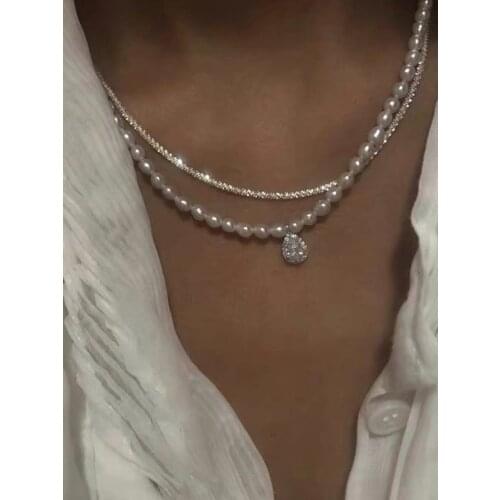 Romance Exquisite Minimalist Strong Clavicle Necklace for Lady Retro Wedding