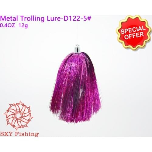 SXY fishing D122-5 Deep-sea fishing Fake lure Stainless steel Drag the bait All Metal Octopus Lure Tuna Lure Metal Trolling Lure