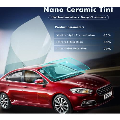 SUNICE 1.52x 5/10/20/30m ROLL Window Film, Car Windows Home House Tinting Sticker Film, VLT 65% Sun Shade Self-adhesive Vinyl