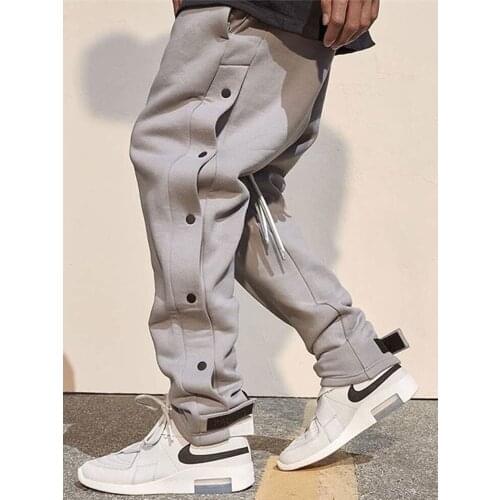 Sports Pants Autumn Matching Straight Tube Outdoor Running Training Fitness Pants Mens Fashion Pure Color Trousers