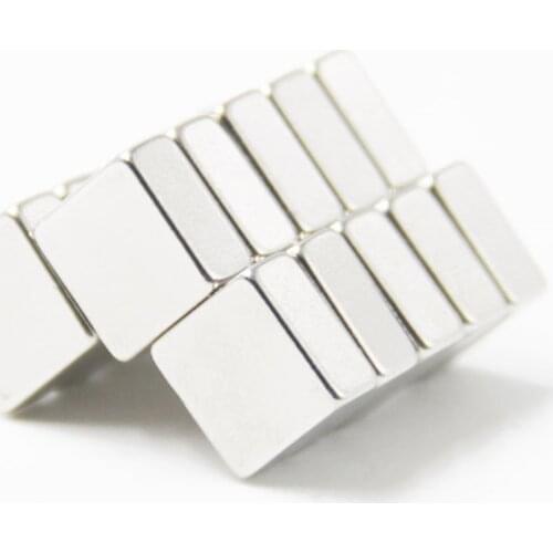 100pcs F10x10x5mm Super Powerful Strong Rare Earth Block NdFeB Magnet Neodymium N35 Magnets F10*10*5mm Free Shipping