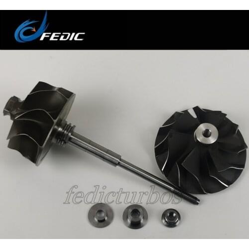 Turbo shaft and wheel rotor assembly GTB2260VK 758352 for BMW 325D 330D 330XD E90 E91 E92 E93 145/170Kw 197/231HP M57306D3 2005