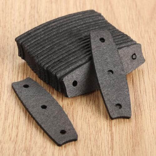 20Pcs Hunting Microfiber Leather Slingshots Pouches Outdoor Sport Shooting Bow Sling Shots Catapults Replacements 58mmX18mmX12mm