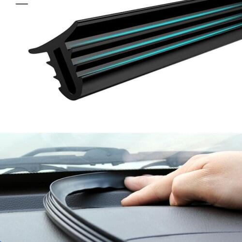 155cm Car Stickers Dashboard Sealing Strip Noise Sound Insulation Rubber Strips Universal For Weatherstrip Auto Accessories