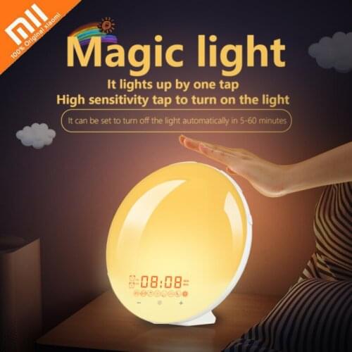 Xiaomi Wake Up Light Sunrise Alarm Clock for Kids, Heavy Sleepers, Bedroom, Sleep Aid, FM Radio, Snooze, Night Light, for Gifts