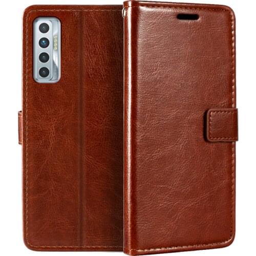 Case For Tecno Camon 17P Wallet Premium PU Leather Magnetic Flip Case Cover With Card Holder And Kickstand For Tecno Camon 17P